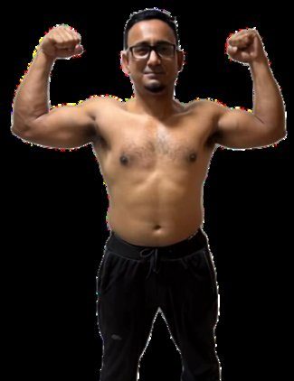 Asif after their WeFit transformation